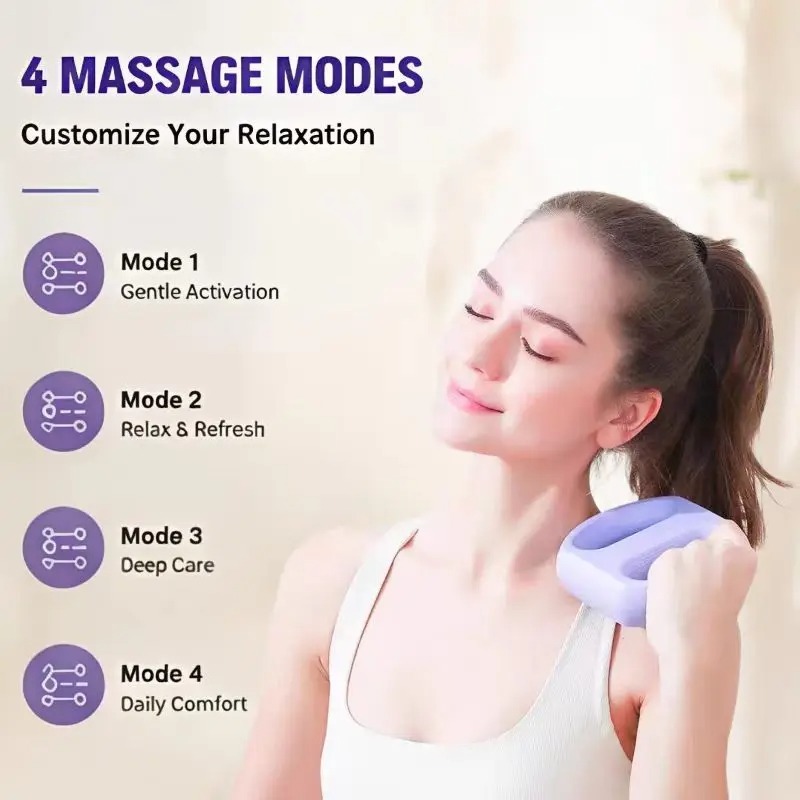 Electric Massage Gun Deep Tissue - مسدس تدليك العضلات القابل لإعادة الشحن،