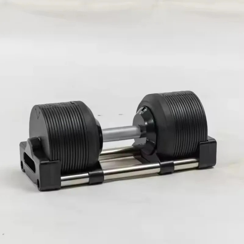 Adjustable Dumbbell Pair 40Kg - أثقال قابلة للتعديل مطلية كهربائياً بوزن