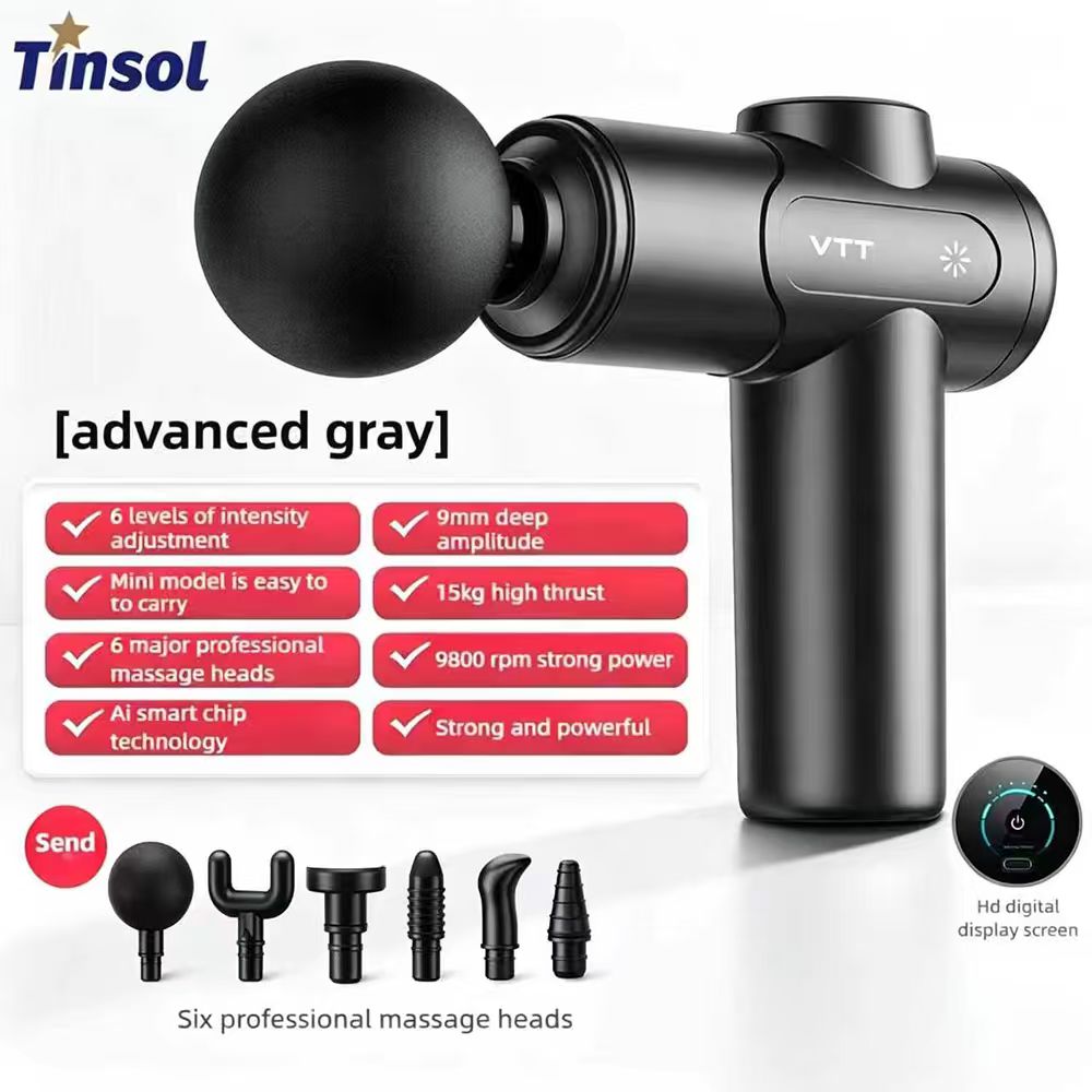 Electric Massage Gun Deep Tissue - مسدس تدليك كهربائي TINSOL للأنسجة العميقة