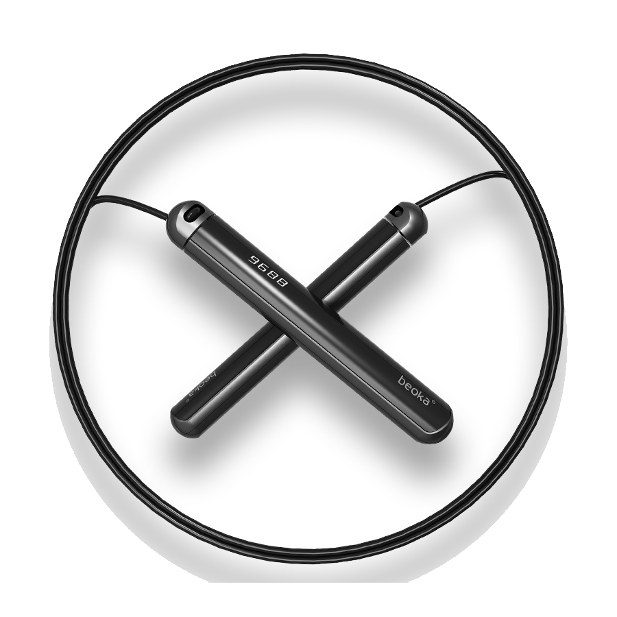 Smart Jump Rope Digital Counter - حبل قفز الكابل الرقمي اللاسلكي الذكي