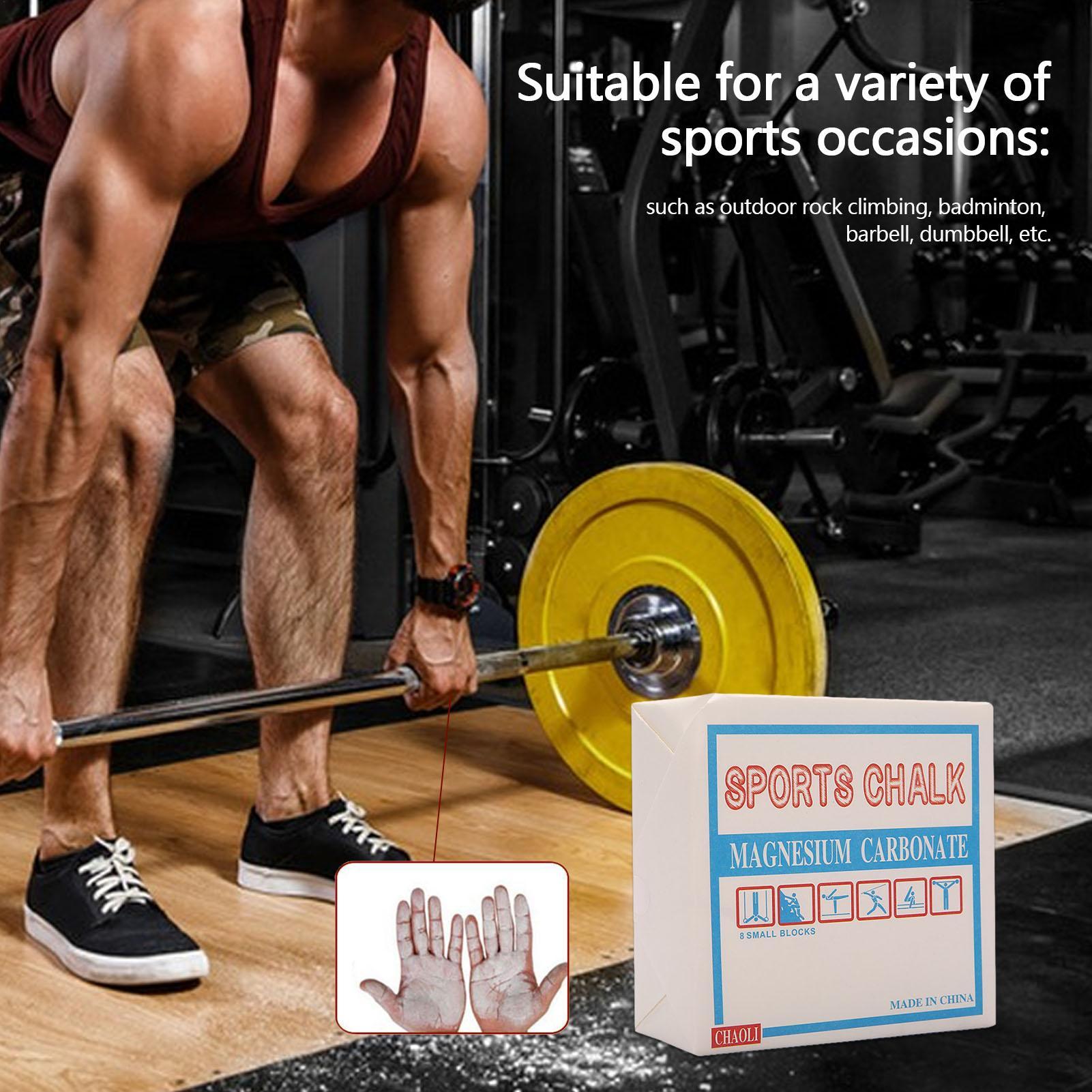 Gym Chalk Block Grip - مسحوق طباشير رياضي مضاد للانزلاق ومقاوم
