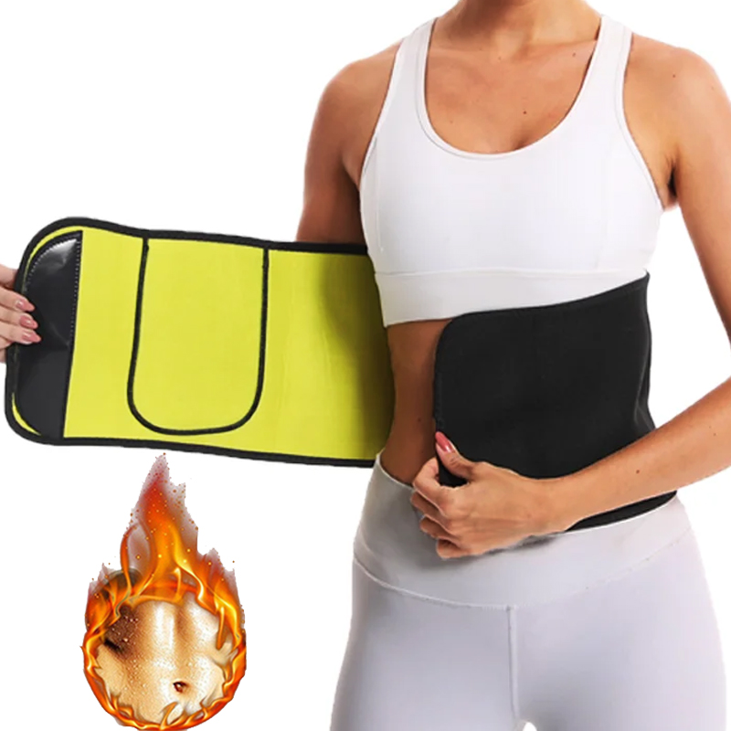 Sweat Waist Trainer Belt Neoprene - النساء الخصر المتقلب حزام سليم محدد