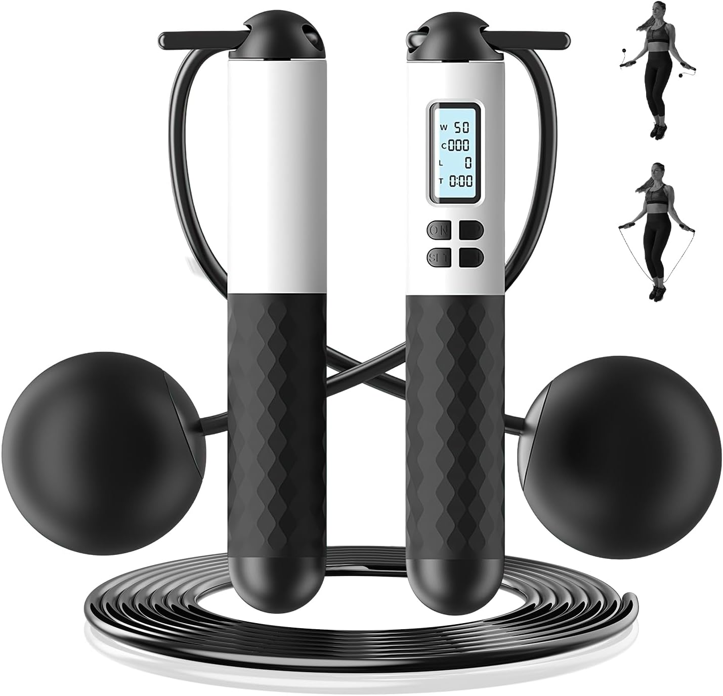 Smart Jump Rope Digital Counter - حبل نط لاسلكي 6 سم مع