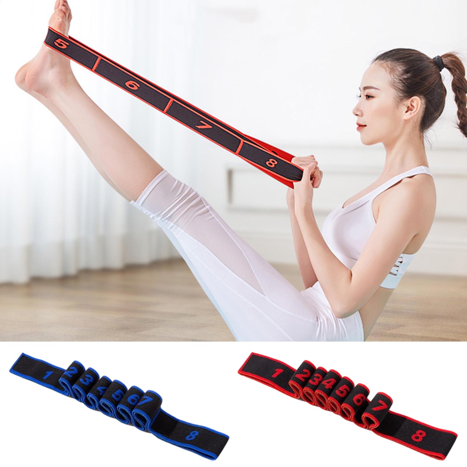 Pilates Bar Kit With Resistance Bands - حزام مطاطي لليوجا قابل للتمدد ومضاد
