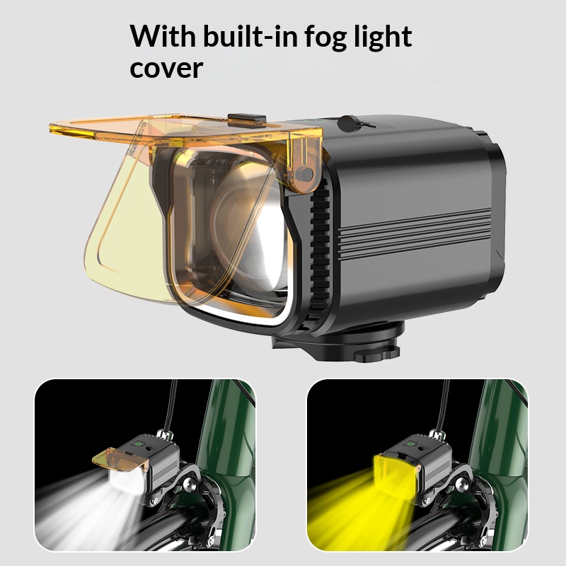 Rechargeable Bicycle Headlight 1000 Lumen - مصباح أمامي قابل للطي من OFFBONDAGE