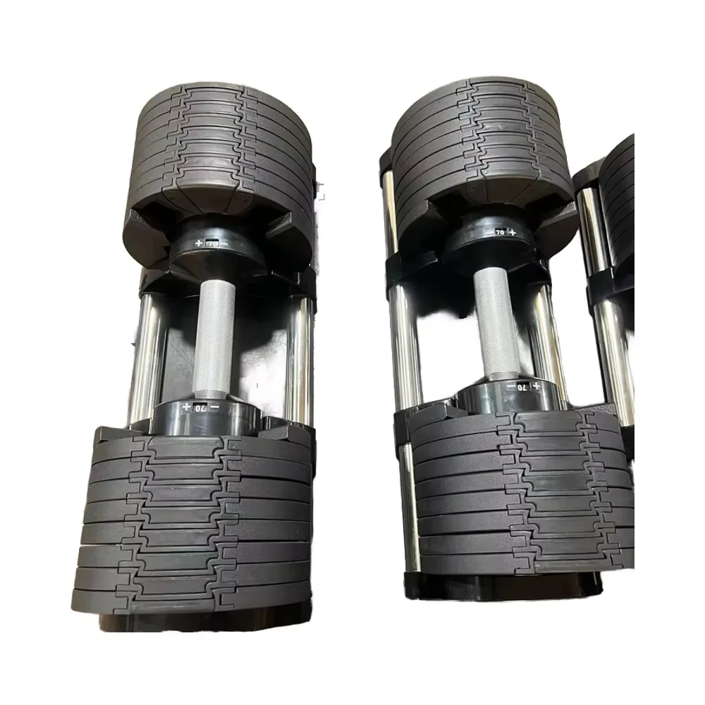 Adjustable Dumbbell Pair 40Kg - أثقال حرة قابلة للتعديل لتدريب اللياقة