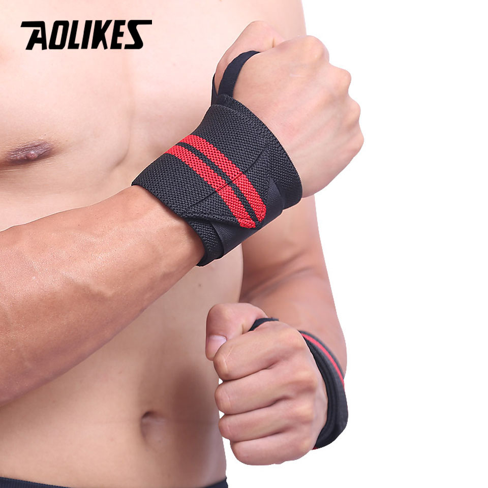 AOLIKES 1 زوج معصمه دعم المعصم - مراجعة Wrist Wraps Weightlifting Support وسعره