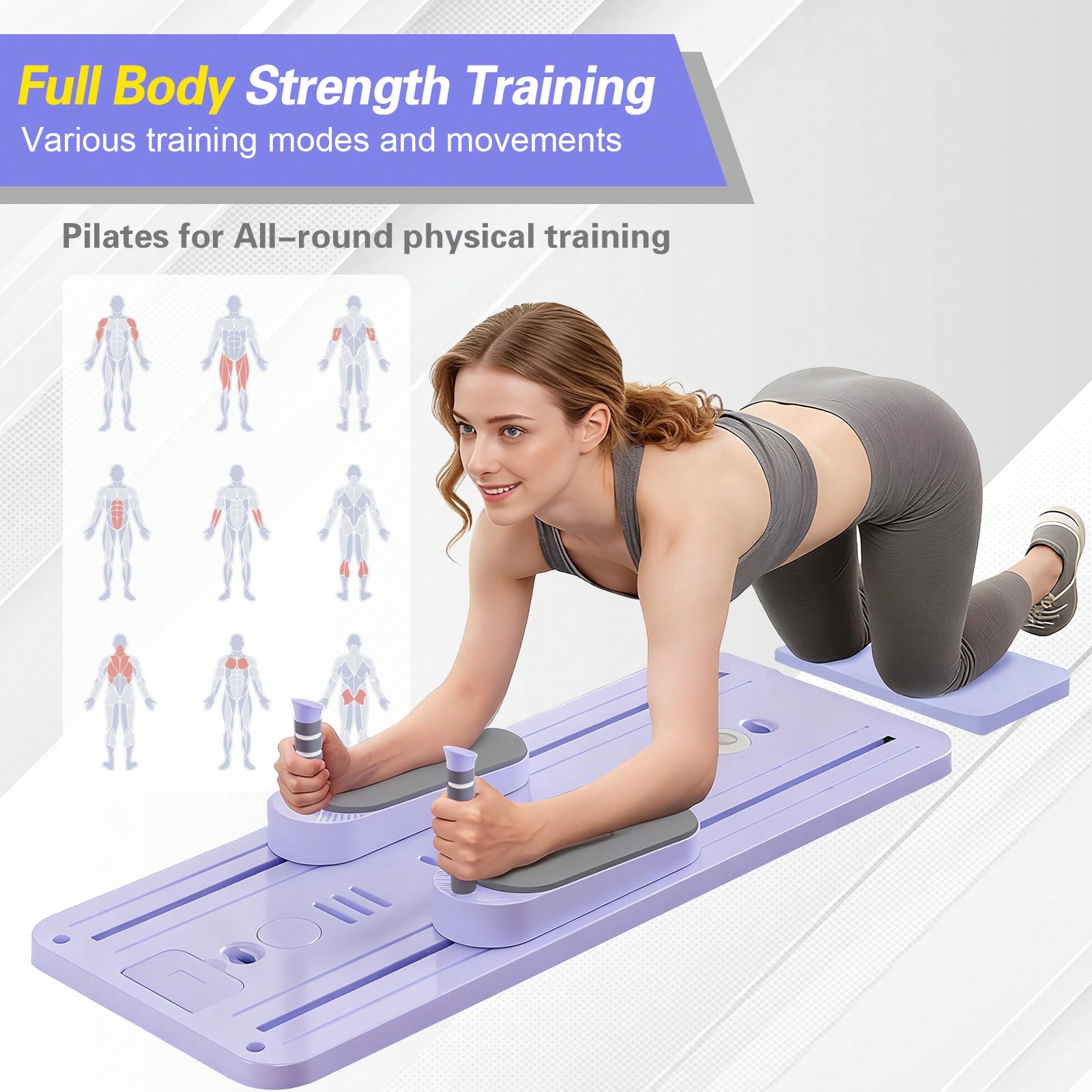 جهاز بيلاتس ريفورمر مع قضيب، ل - مراجعة Fitness Equipment وسعره