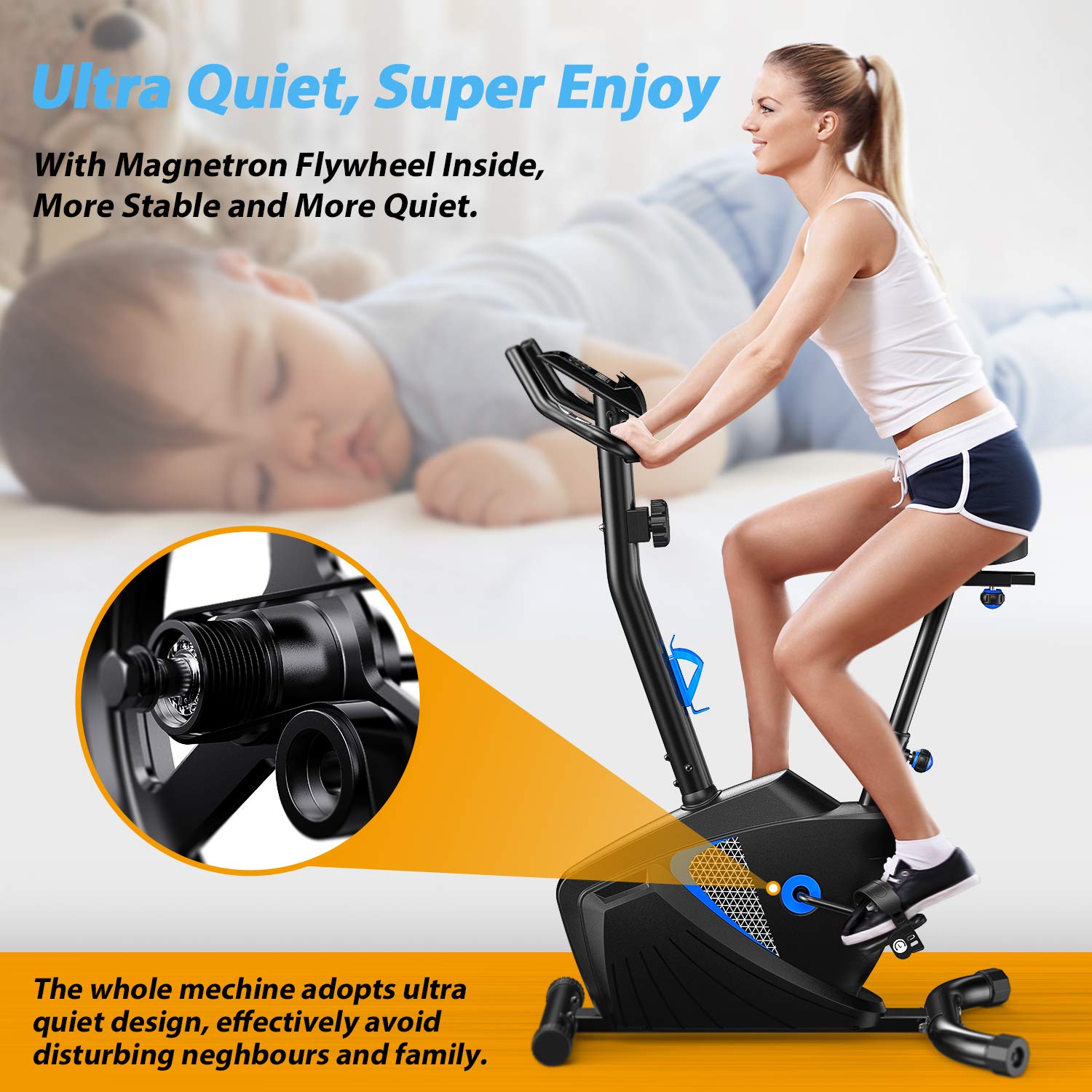 دراجة تمارين بمقاومة مغناطيسية - مراجعة Exercise Bike Magnetic Resistance وسعره