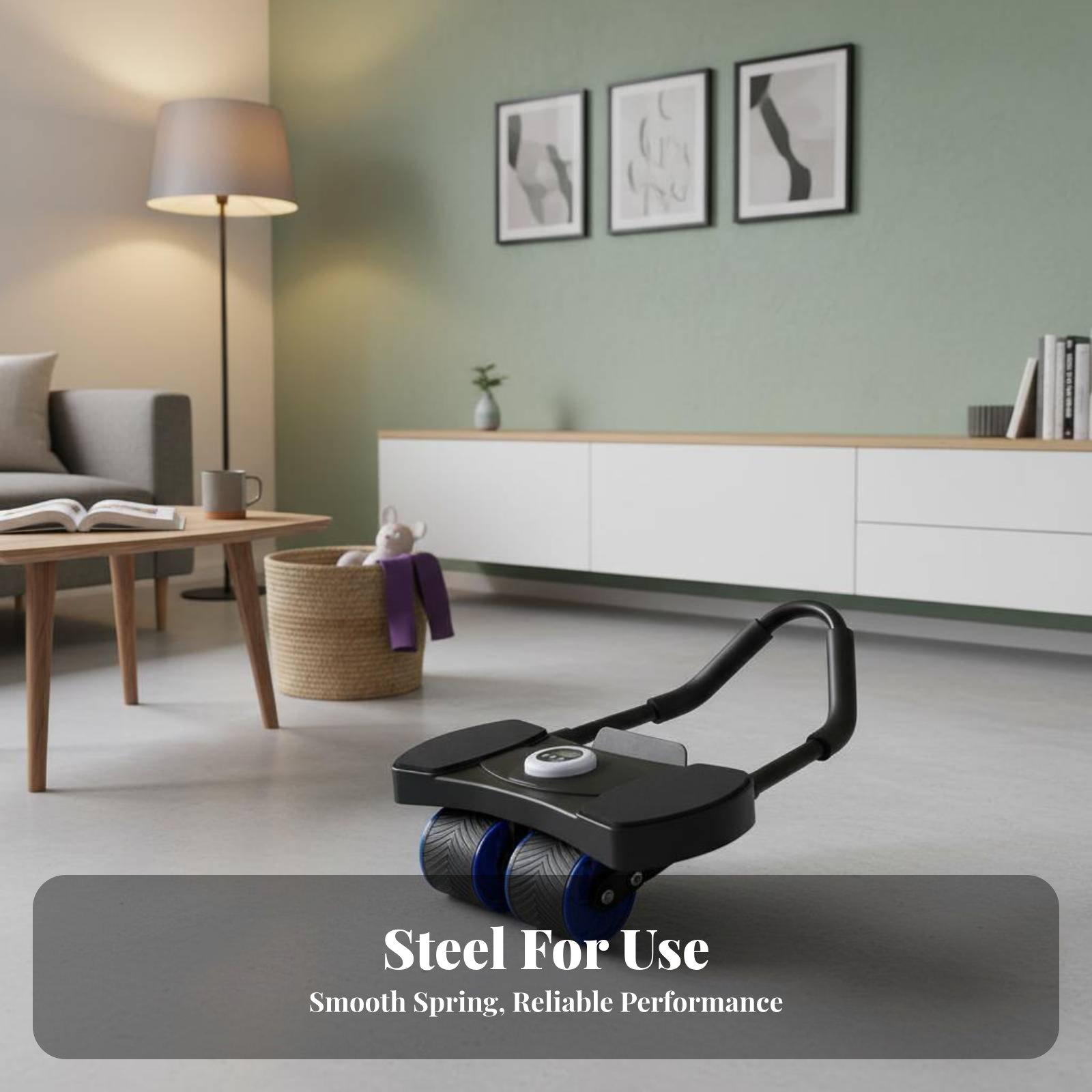 معدات تمارين أساسية: عجلة تمار - مراجعة Ab Roller Wheel With Elbow Support وسعره