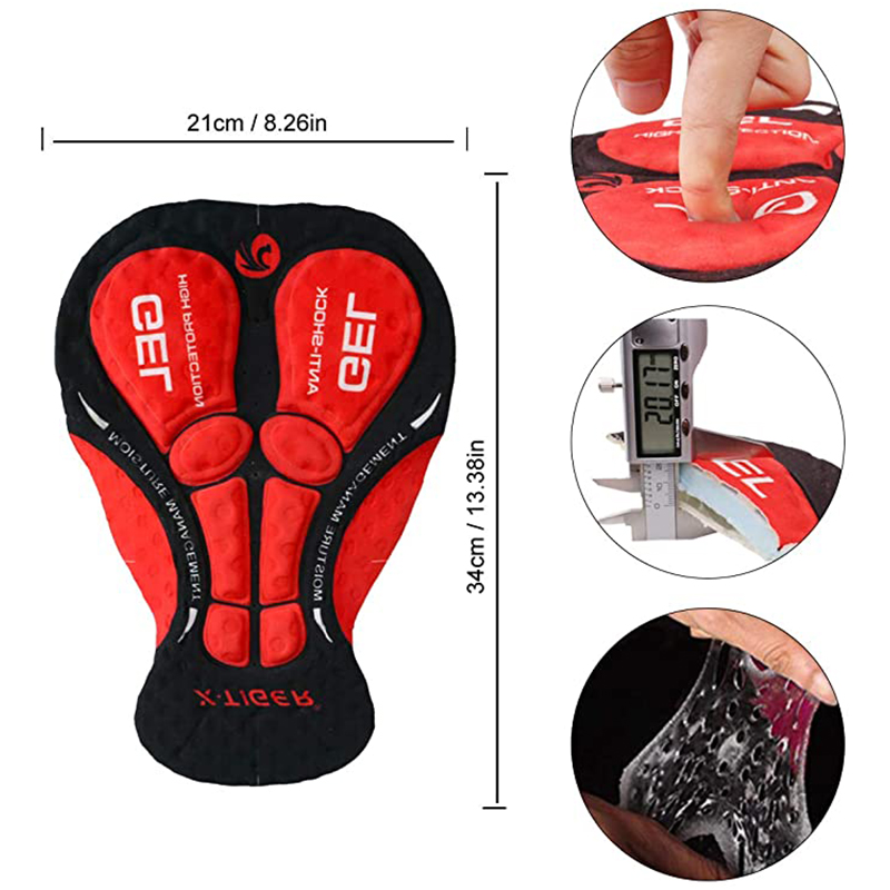 X-Tiger الدراجات السراويل ترقي - مراجعة Padded Cycling Shorts 5D Gel وسعره