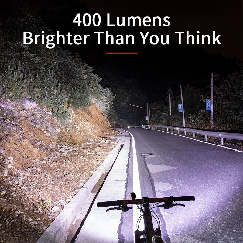 ROCKBROS الدراجة الخفيفة الجبه - مراجعة Rechargeable Bicycle Headlight 1000 Lumen وسعره