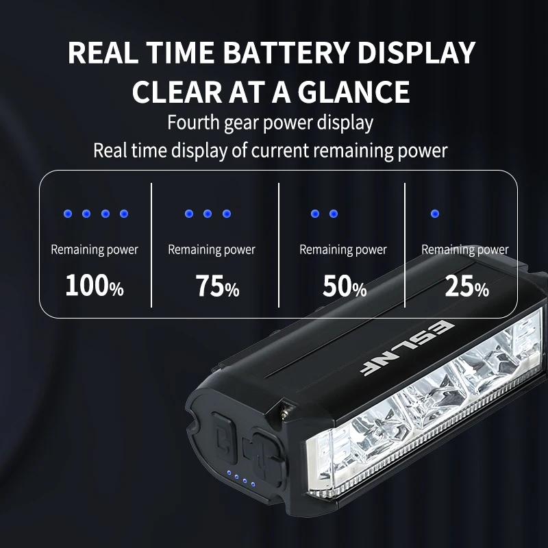 ESLNF 1000 التجويف USB قابلة ل - مراجعة Rechargeable Bicycle Headlight 1000 Lumen وسعره