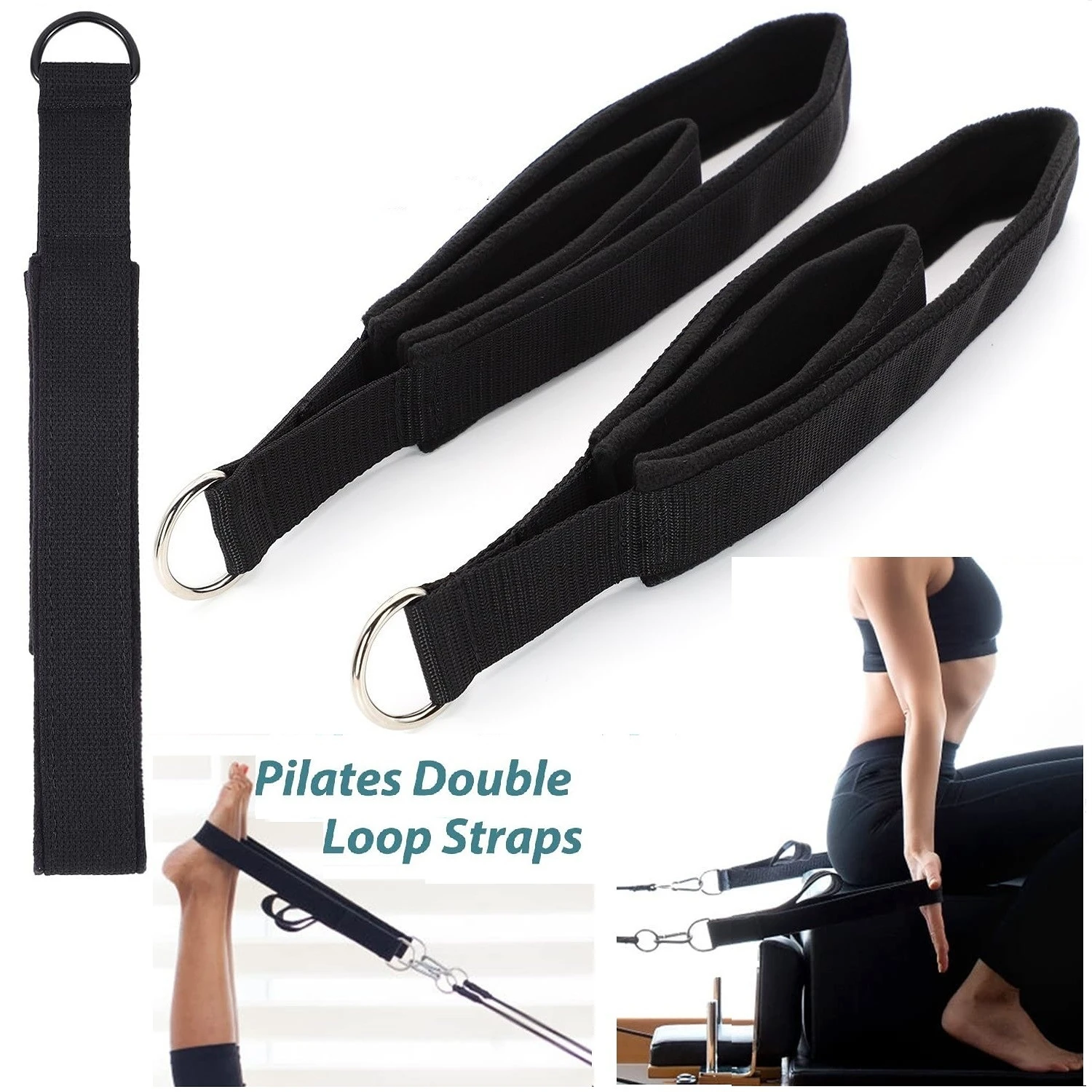 حزام مطاطي مزدوج الحلقات لتمار - مراجعة Pilates Bar Kit With Resistance Bands وسعره