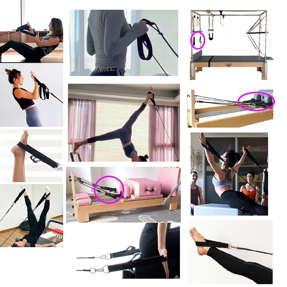 حزام مطاطي مزدوج الحلقات لتمار - مراجعة Pilates Bar Kit With Resistance Bands وسعره