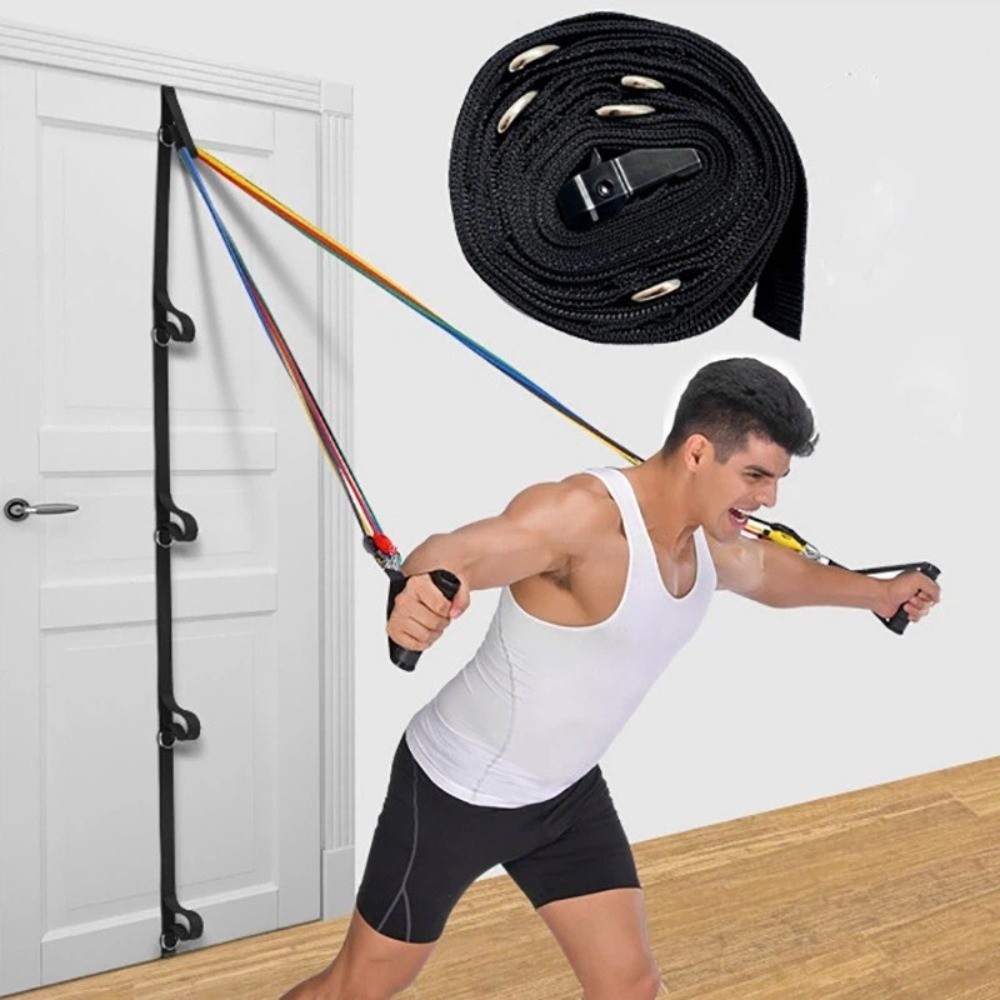 حزام تثبيت الباب للتمارين المن - مراجعة Resistance Bands Set With Handles وسعره