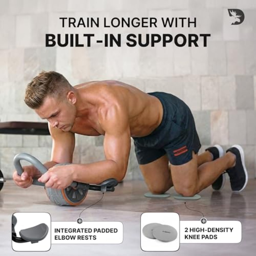 عجلة تمارين البطن مع دعم للكوع - مراجعة Ab Roller Wheel With Elbow Support وسعره