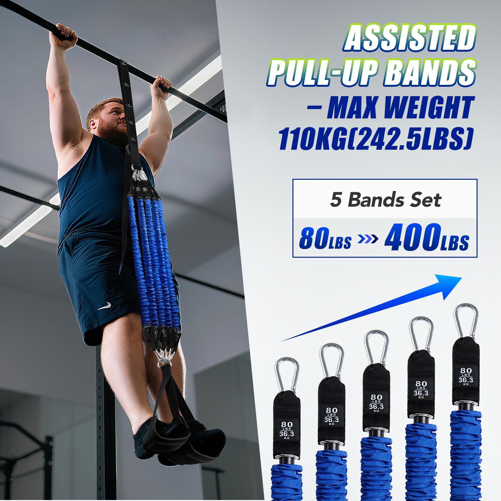 مجموعة أحزمة مقاومة قابلة للتع - مراجعة Resistance Bands Set With Handles وسعره