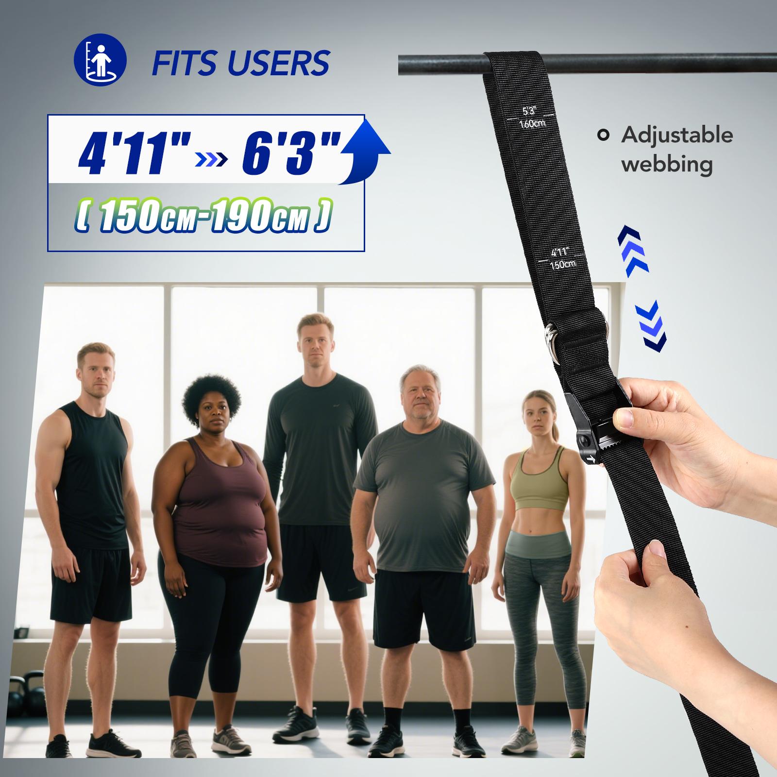 مجموعة أحزمة مقاومة قابلة للتع - مراجعة Resistance Bands Set With Handles وسعره