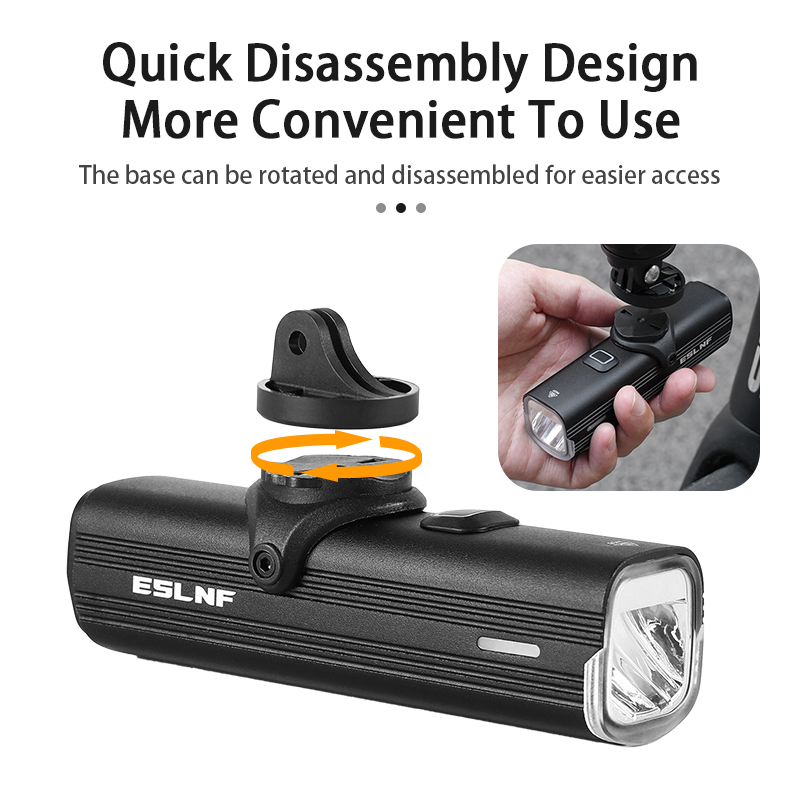 مصباح أمامي للدراجة من ESLNF ب - مراجعة Rechargeable Bicycle Headlight 1000 Lumen وسعره