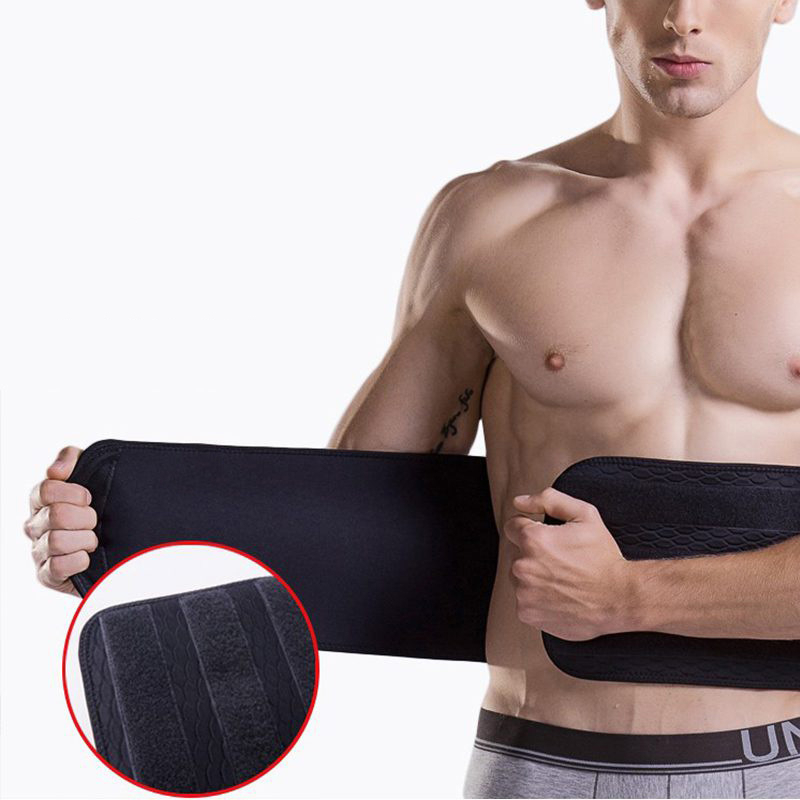 النيوبرين الرياضة حزام الخصر د - مراجعة Sweat Waist Trainer Belt Neoprene وسعره