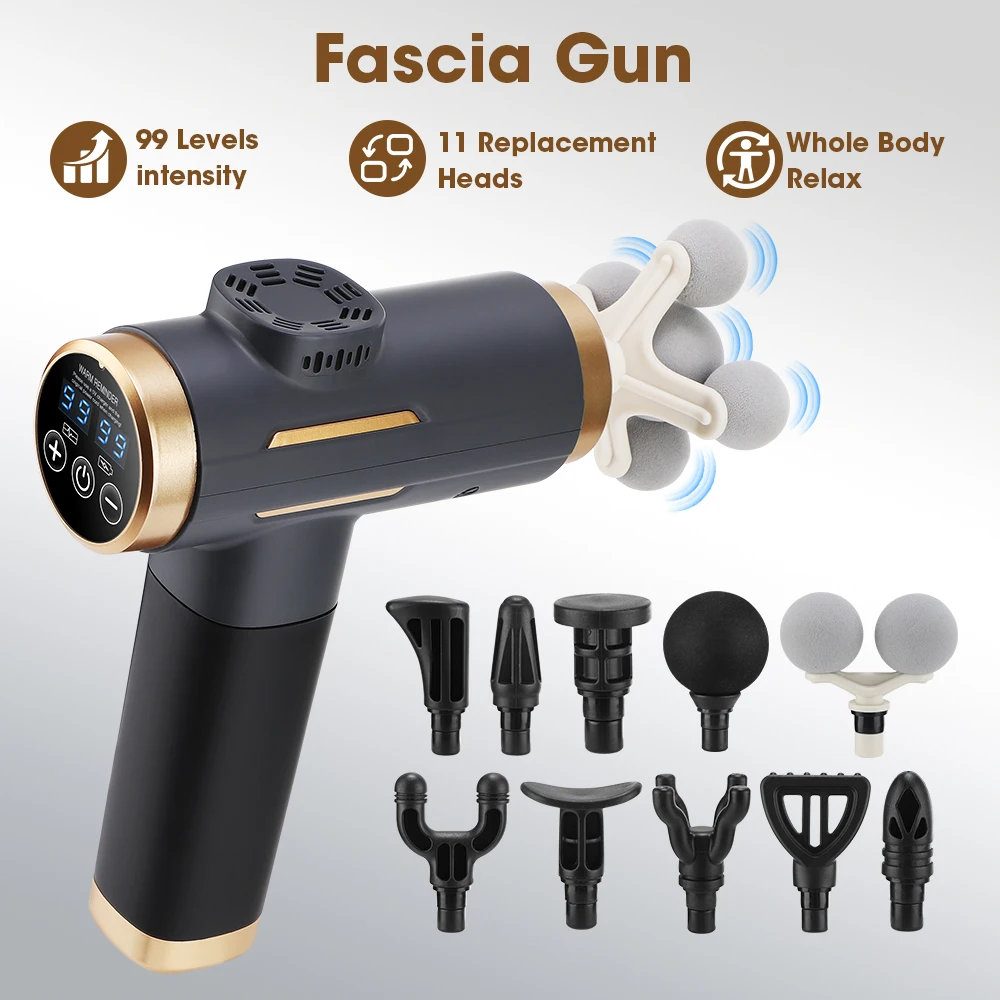 مسدس تدليك كهربائي للأنسجة الع - مراجعة Electric Massage Gun Deep Tissue وسعره