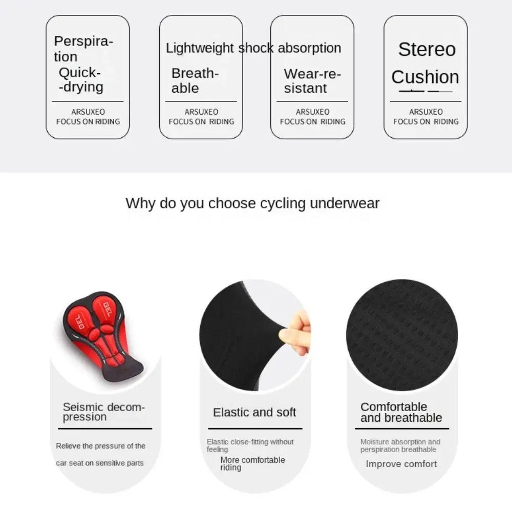 سروال داخلي للدراجات الهوائية  - مراجعة Padded Cycling Shorts 5D Gel وسعره