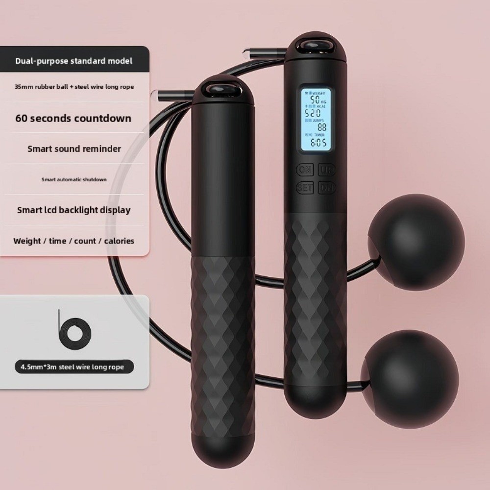 حبل قفز لاسلكي بدون حبال مضاد  - مراجعة Smart Jump Rope Digital Counter وسعره