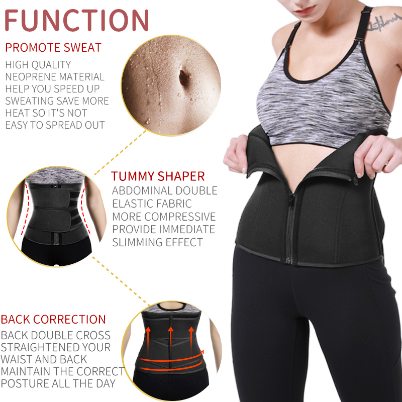 مشد خصر نيوبرين لتشكيل الجسم و - مراجعة Sweat Waist Trainer Belt Neoprene وسعره