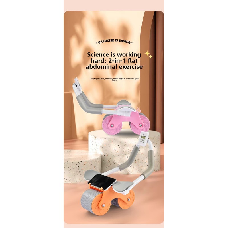 عجلة تمارين البطن ذاتية الارتد - مراجعة Ab Roller Wheel With Elbow Support وسعره