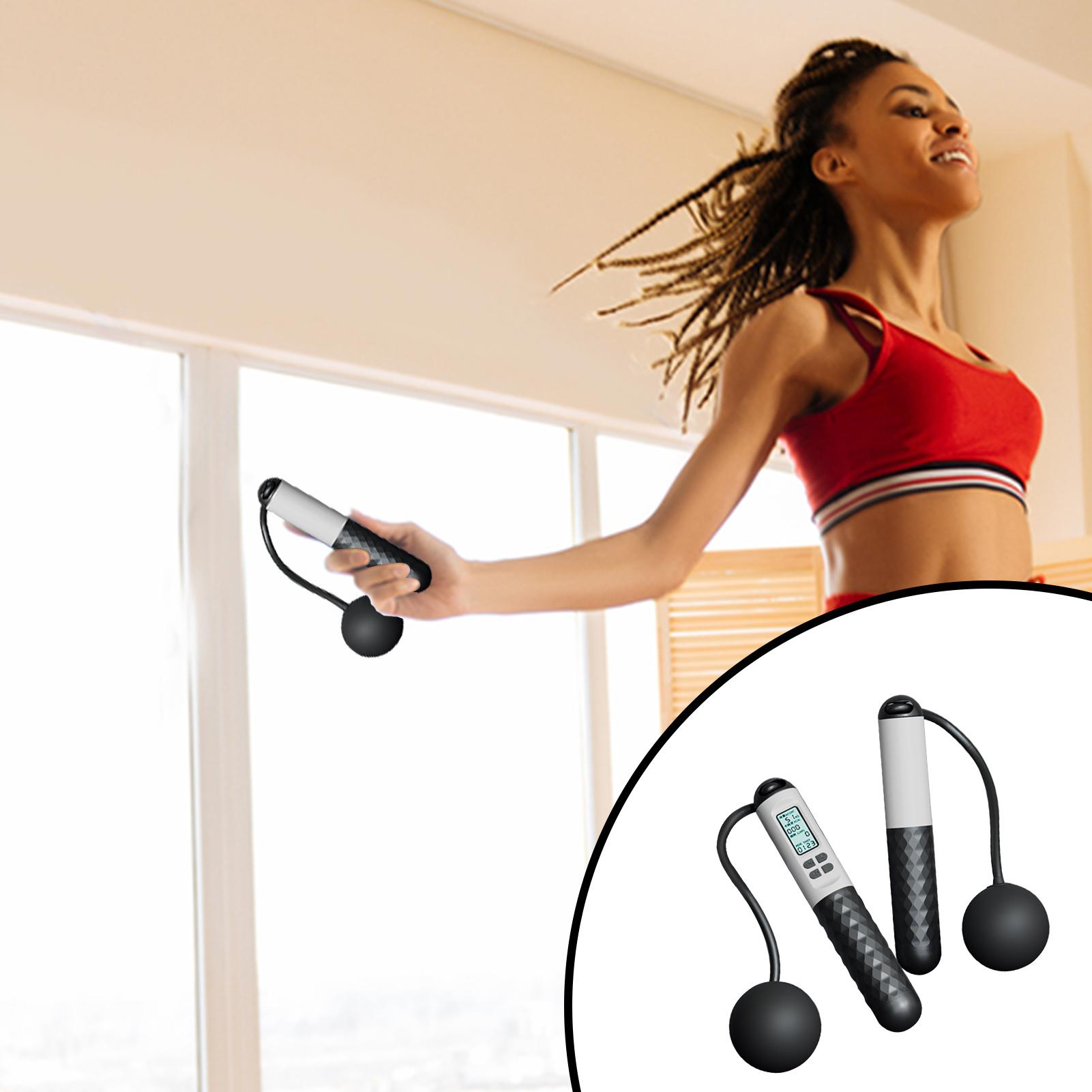 حبل القفز بدون حبال مع عداد ال - مراجعة Smart Jump Rope Digital Counter وسعره