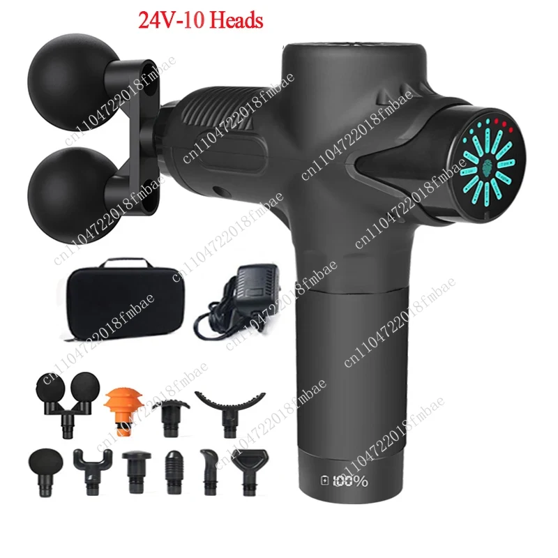 مسدس تدليك كهربائي احترافي 24  - مراجعة Electric Massage Gun Deep Tissue وسعره