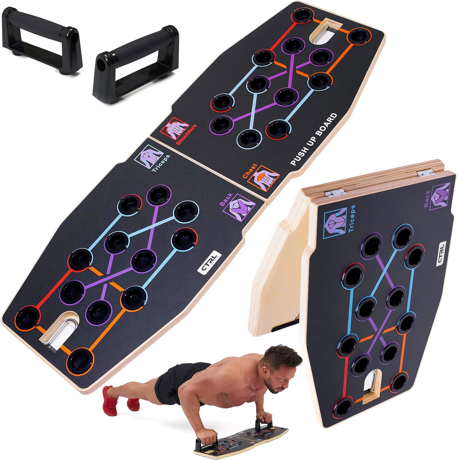لوح تمارين الضغط متعدد الوظائف - مراجعة Push Up Board Foldable Multi Function وسعره