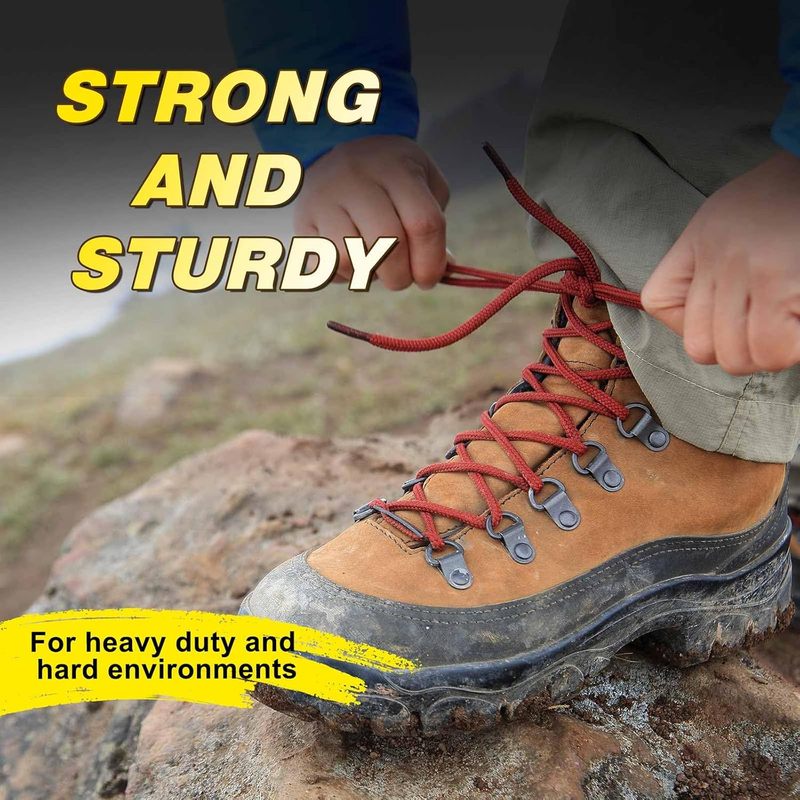 أربطة أحذية دائرية، طولها 130  - مراجعة Hiking وسعره