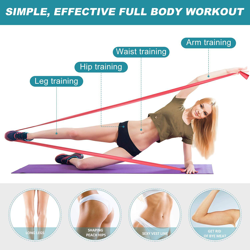 اليوغا الرياضة المقاومة العصاب - مراجعة Pilates Bar Kit With Resistance Bands وسعره