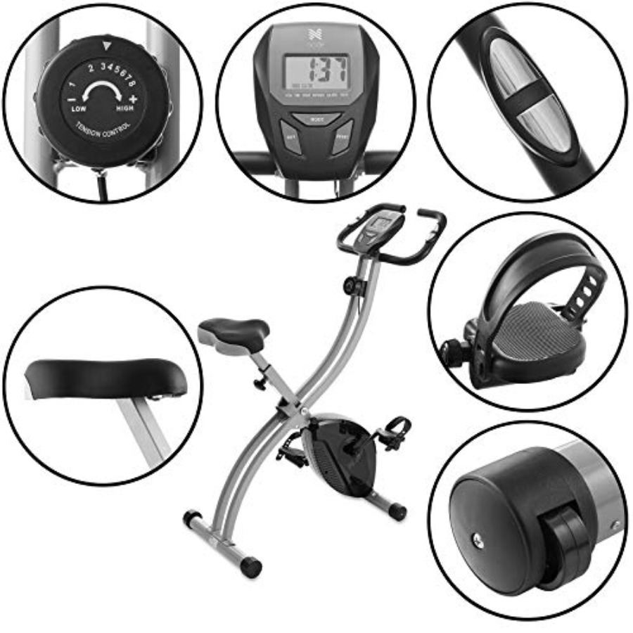 دراجة تمارين داخلية قابلة للطي - مراجعة Exercise Bike Magnetic Resistance وسعره