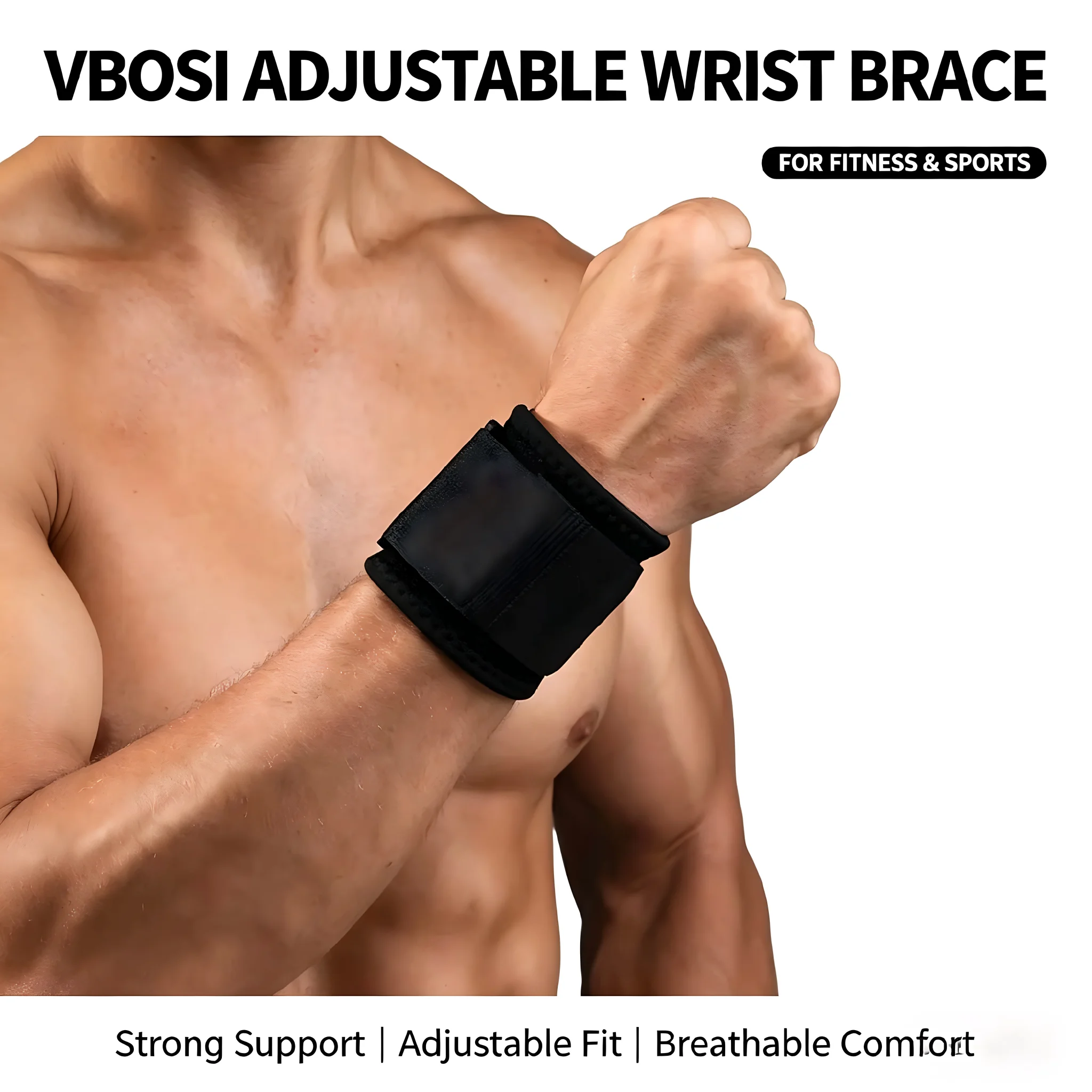 أربطة معصم احترافية قابلة للتن - مراجعة Wrist Wraps Weightlifting Support وسعره