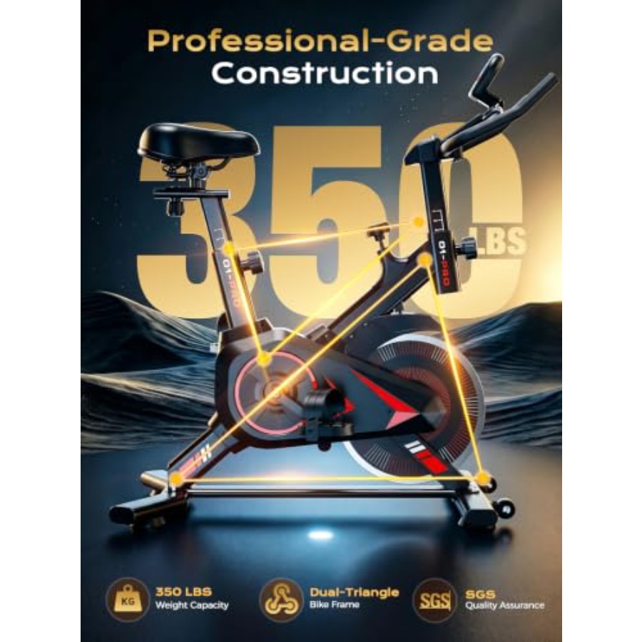 دراجة تمارين منزلية بسعة 350 ر - مراجعة Exercise Bike Magnetic Resistance وسعره