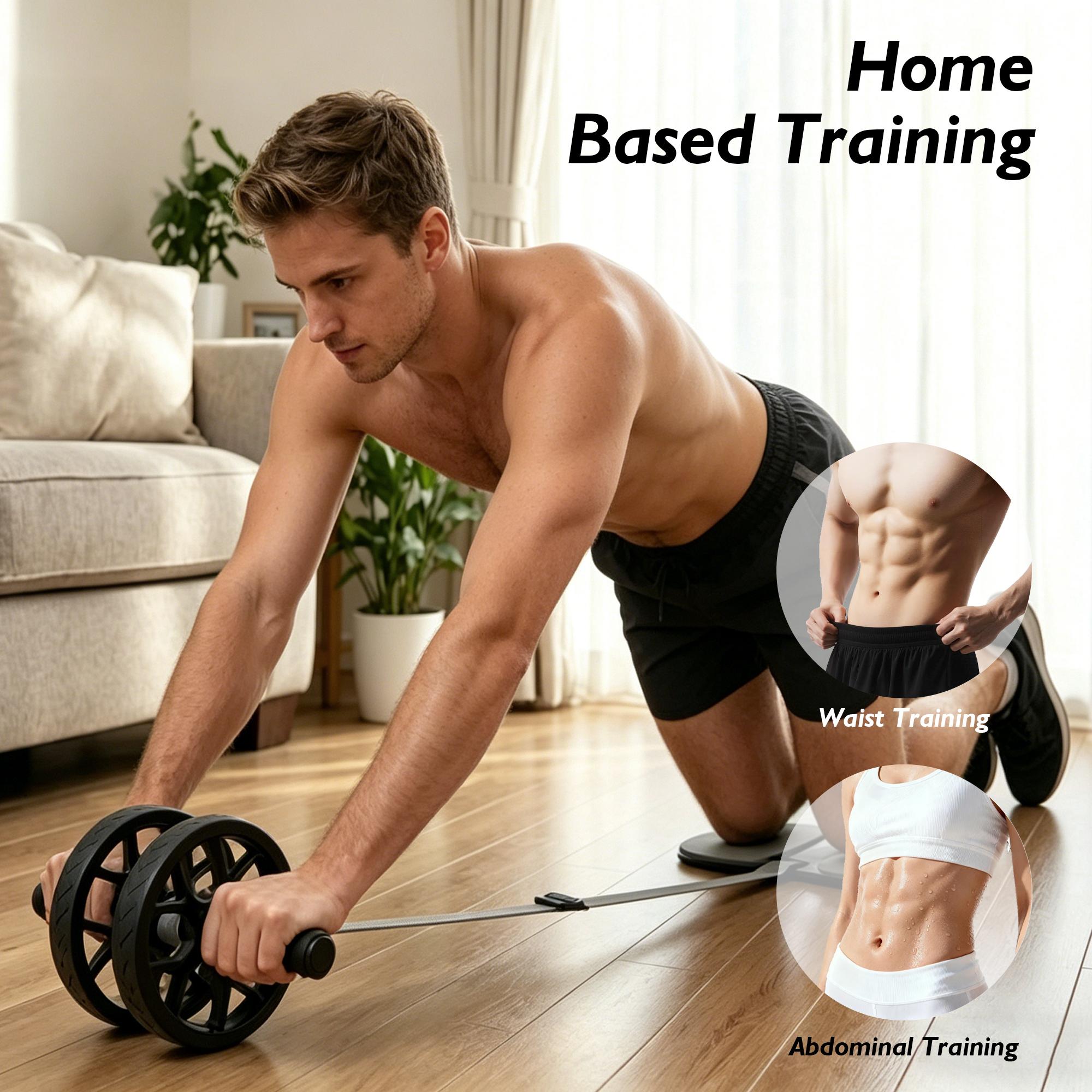 جهاز تمارين البطن بعجلتين مع د - مراجعة Ab Roller Wheel With Elbow Support وسعره
