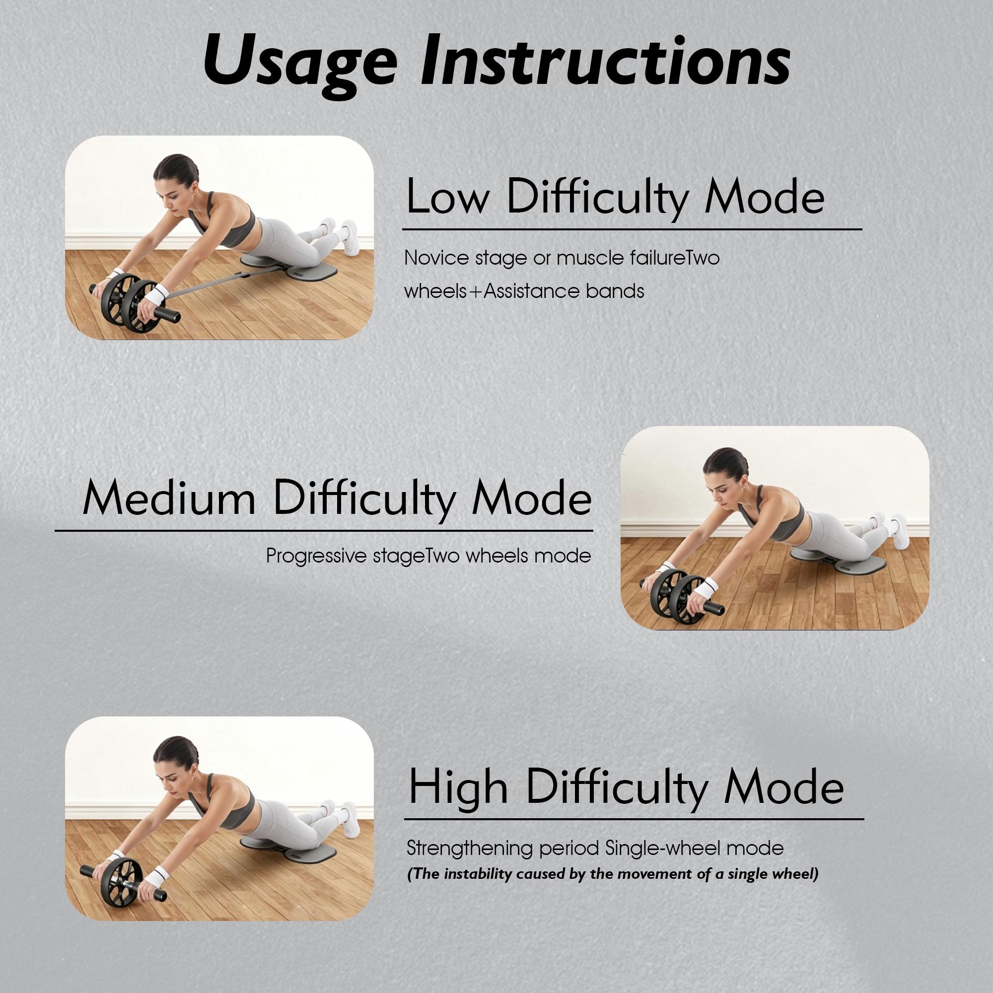 جهاز تمارين البطن بعجلتين مع د - مراجعة Ab Roller Wheel With Elbow Support وسعره