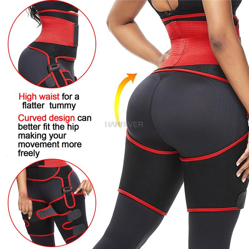 3 في 1 الخصر والفخذ المتقلب حز - مراجعة Sweat Waist Trainer Belt Neoprene وسعره