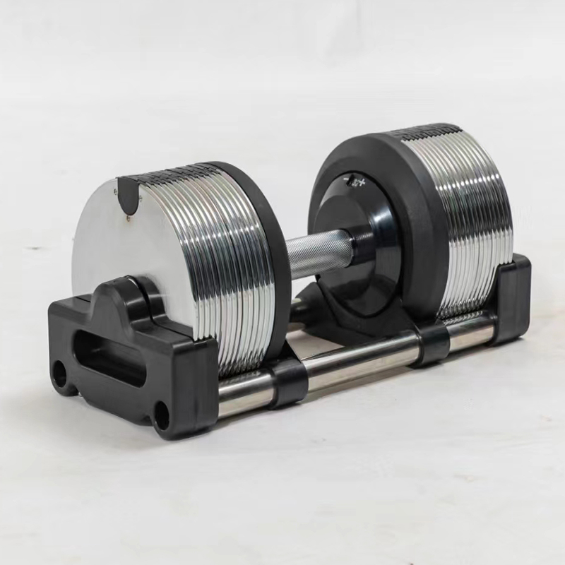 أثقال قابلة للتعديل بزيادات 4  - مراجعة Adjustable Dumbbell Pair 40Kg وسعره