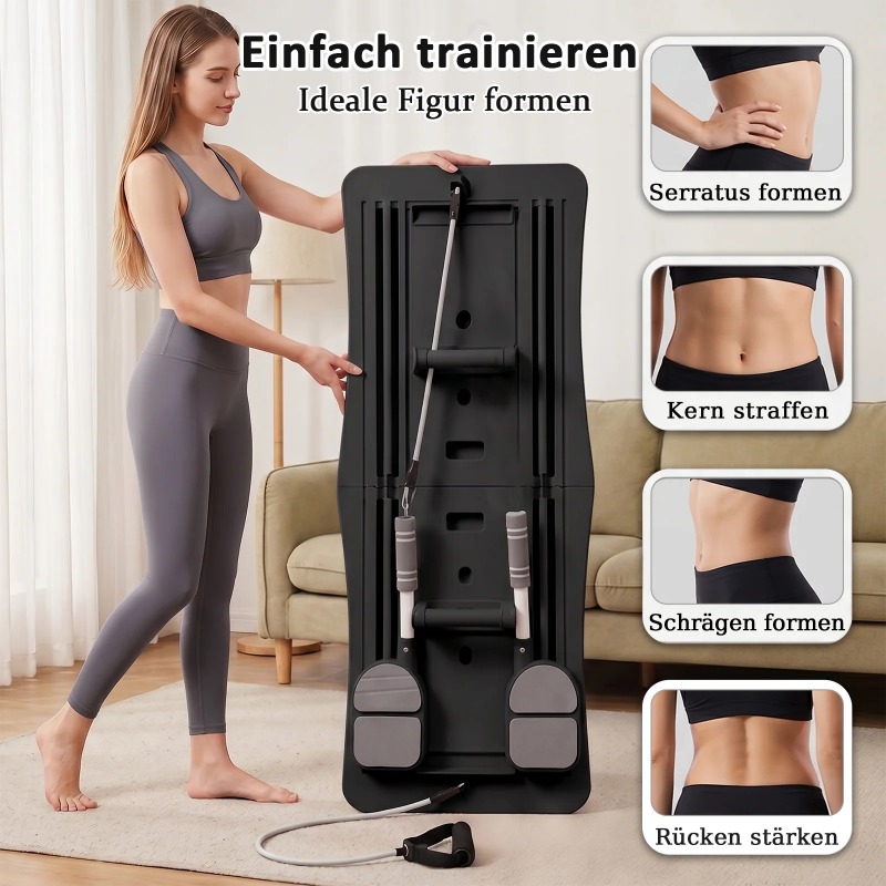 لوح تمارين منزلي قابل للطي ومت - مراجعة Push Up Board Foldable Multi Function وسعره