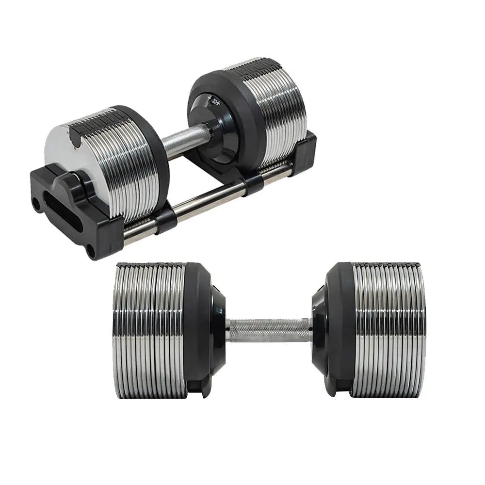 أثقال قابلة للتعديل من الفولاذ - مراجعة Adjustable Dumbbell Pair 40Kg وسعره