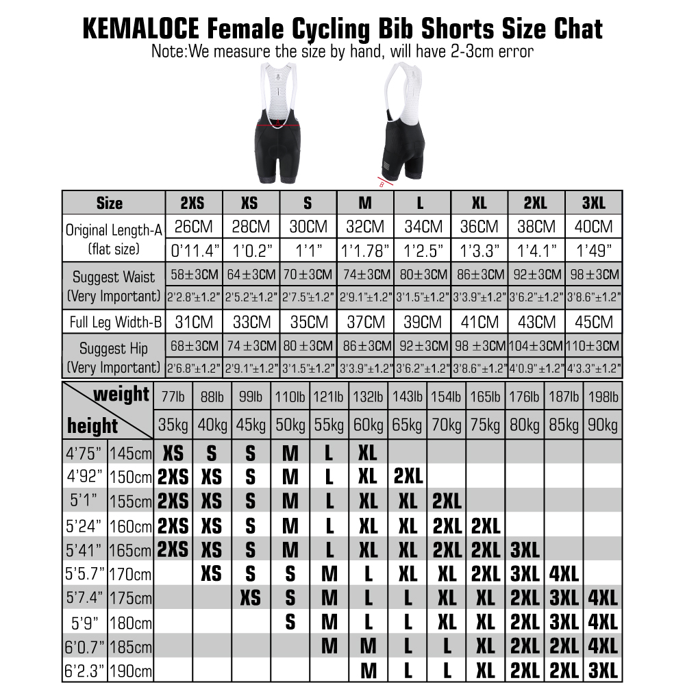 KEMALOCE المرأة الدراجات مريلة - مراجعة Padded Cycling Shorts 5D Gel وسعره
