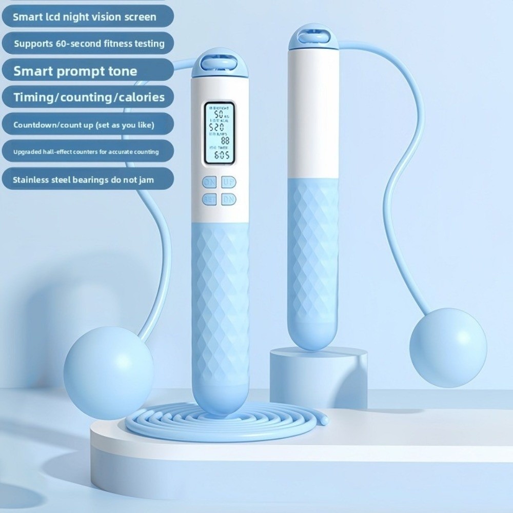 حبل قفز لاسلكي مضاد للانزلاق ل - مراجعة Smart Jump Rope Digital Counter وسعره