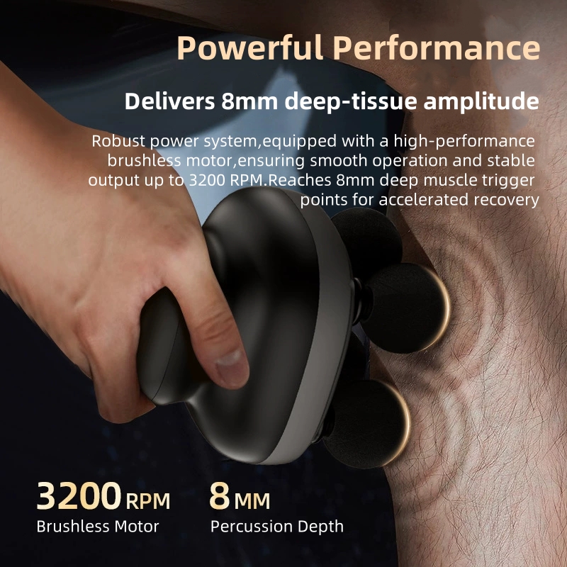 4-رؤساء يده فآسيا بندقية المهن - مراجعة Electric Massage Gun Deep Tissue وسعره